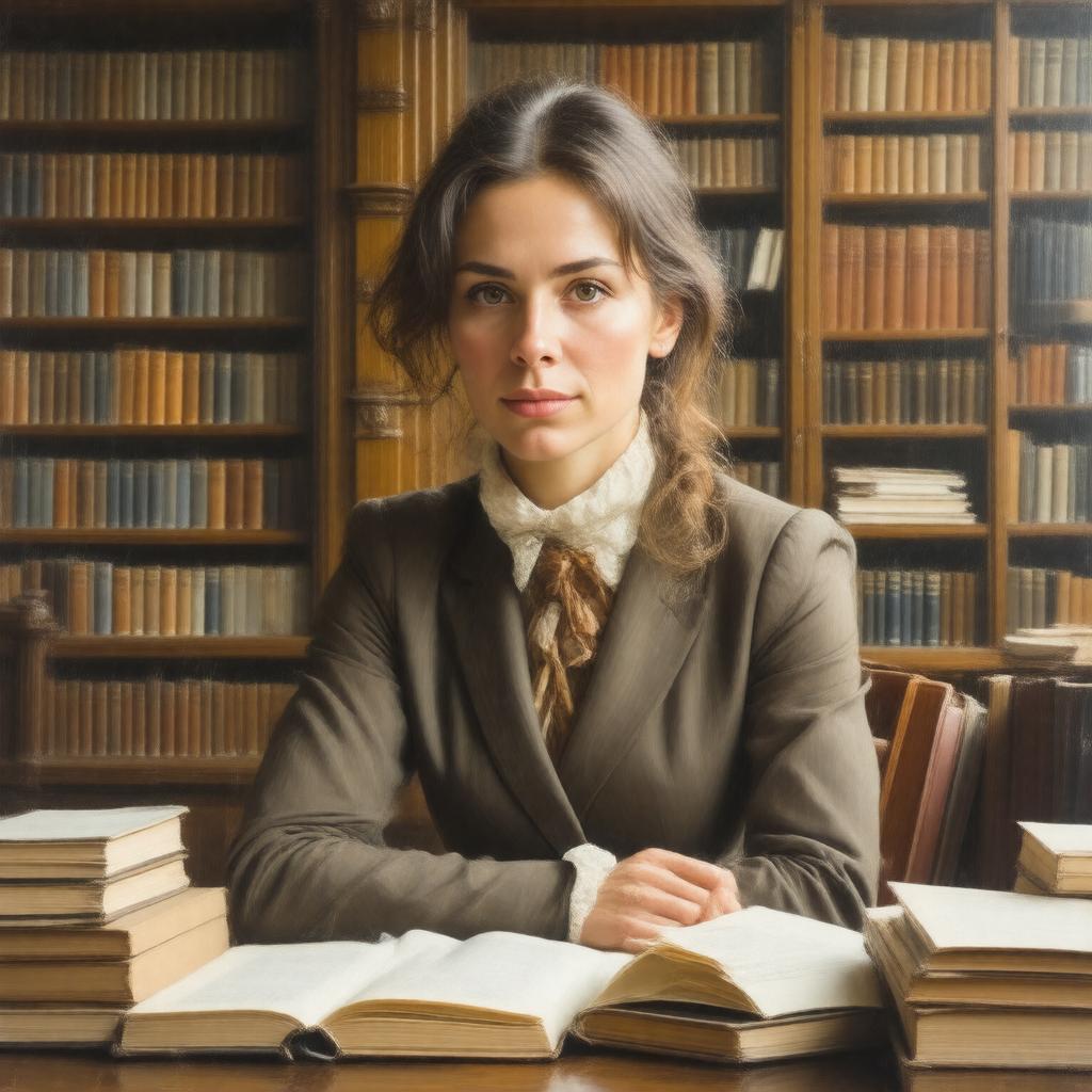 AI-created image of Emma Rothschild