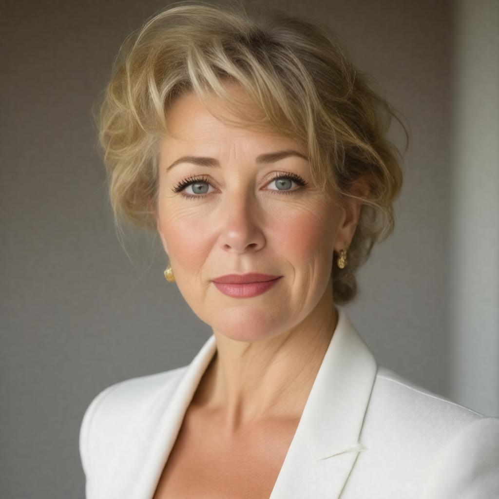 AI-created image of Emma Thompson
