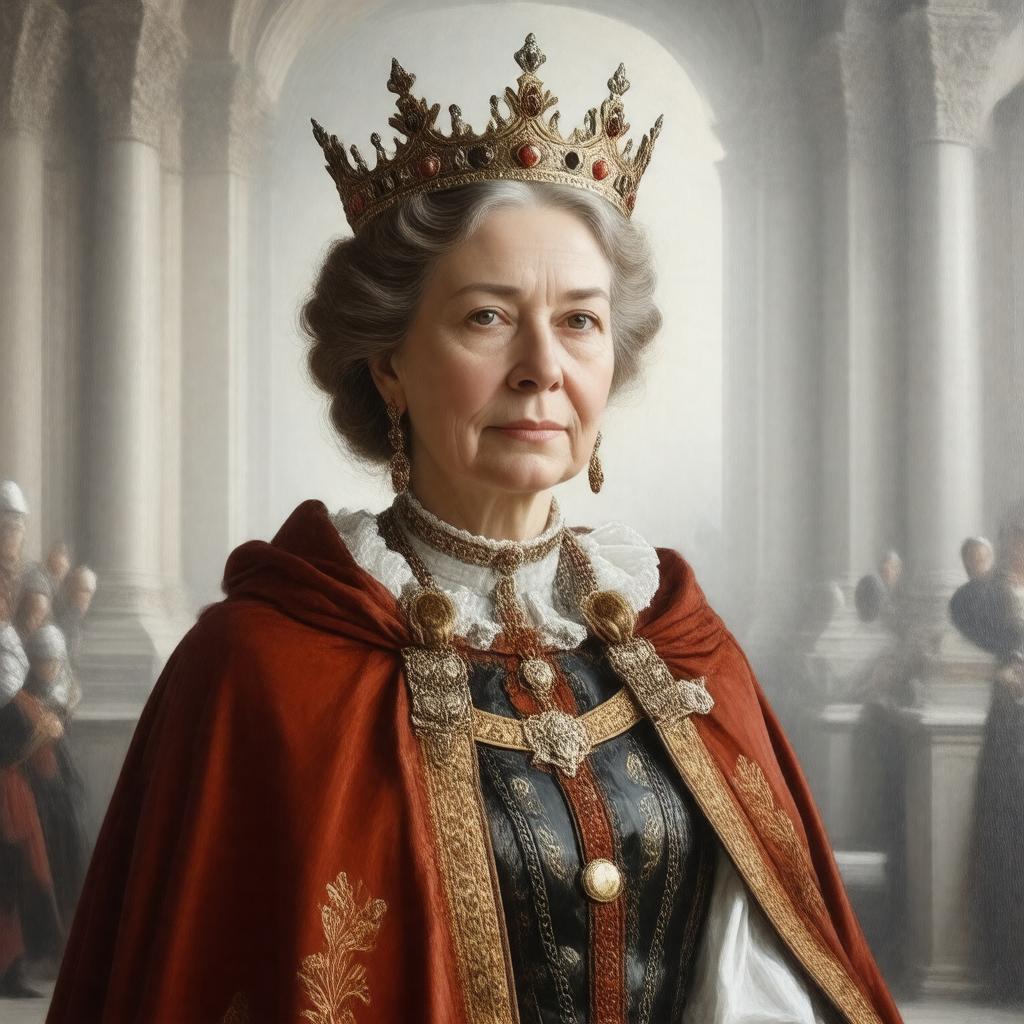 AI-created image of Emma of Normandy