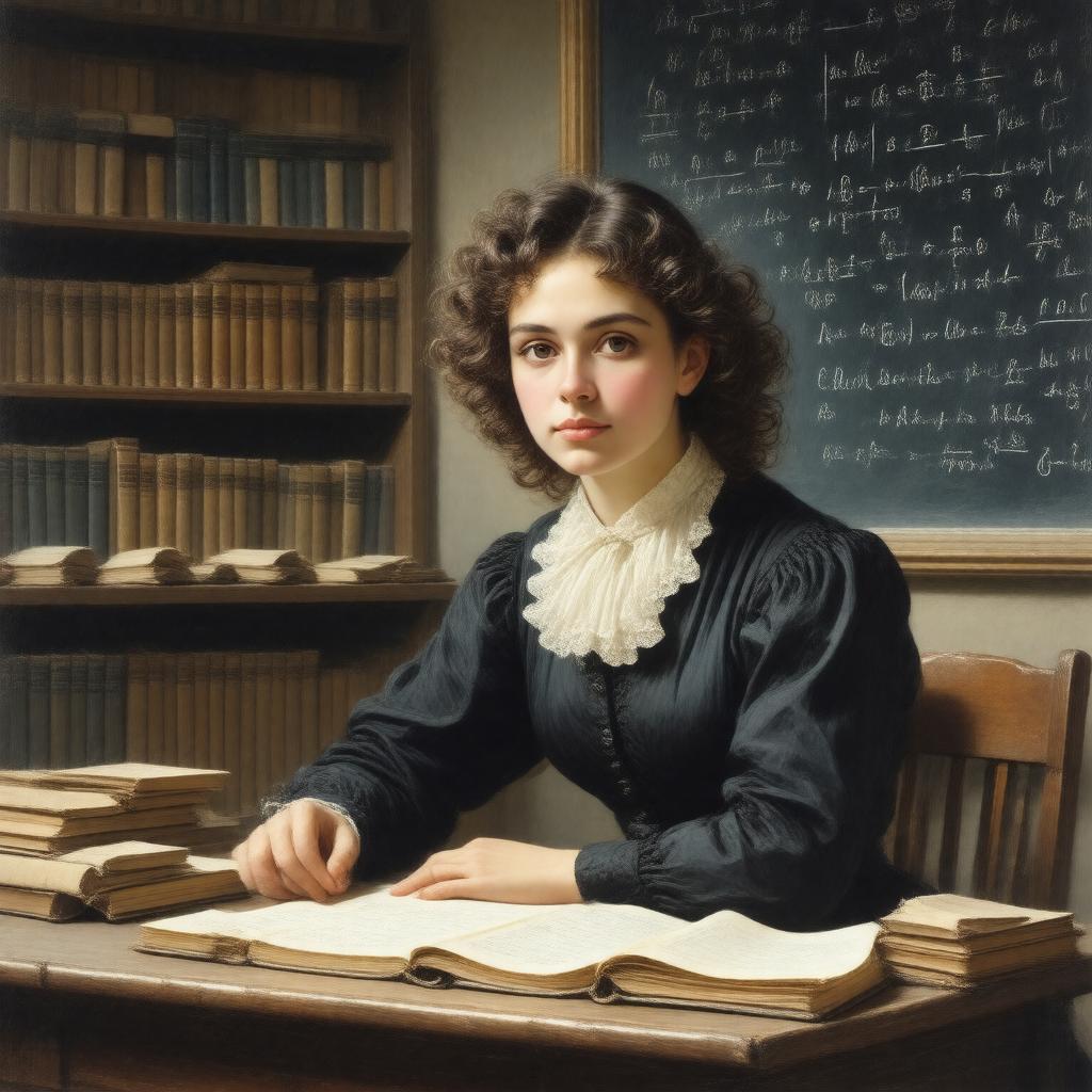 AI-created image of Emmy Noether