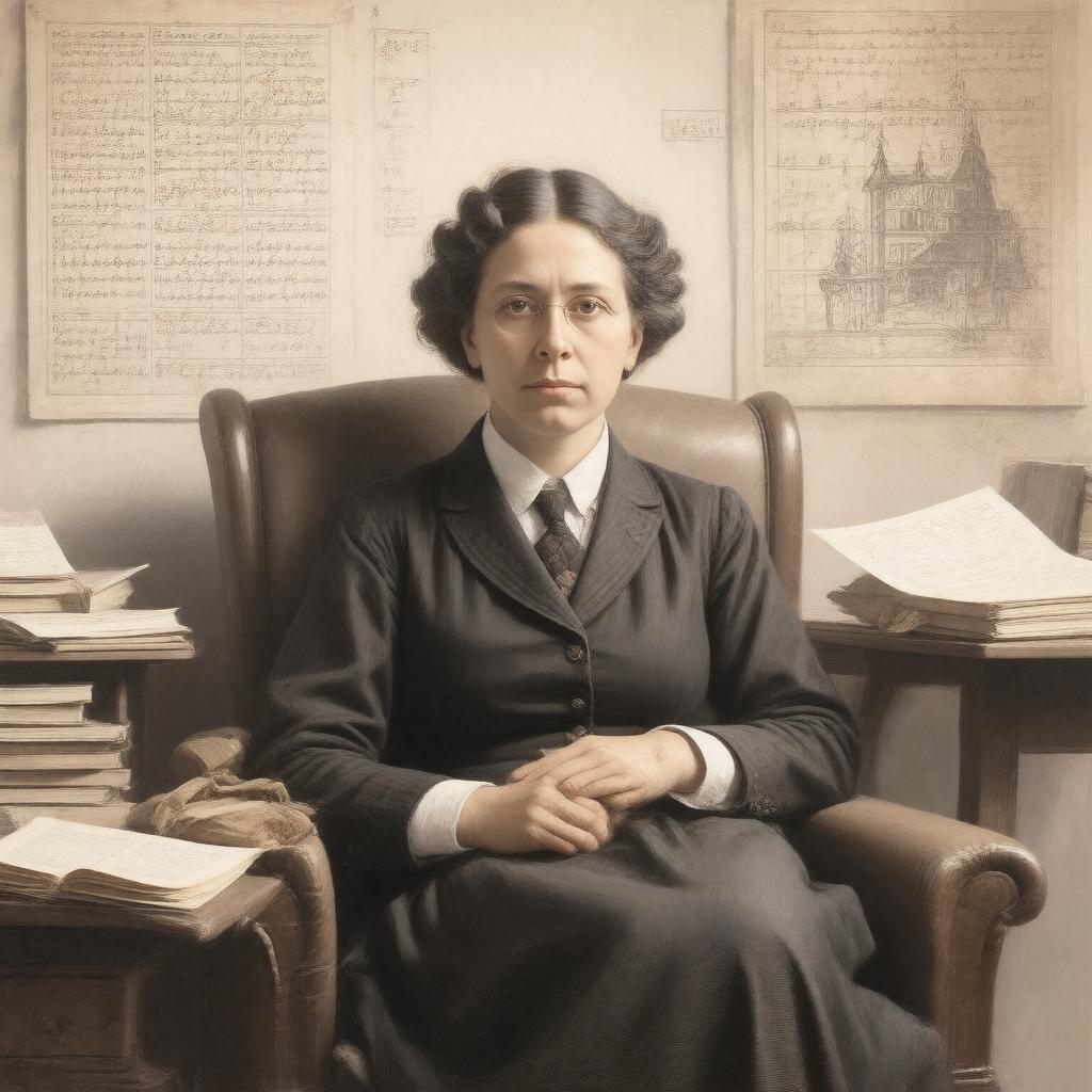 AI-created image of Emmy R. Noether