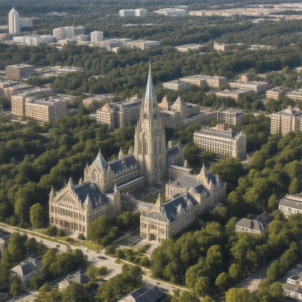 Click to view larger image AI-created image of Emory College