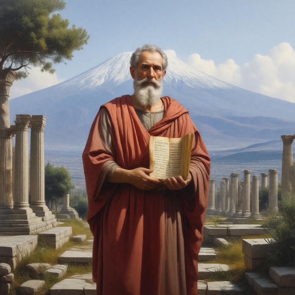 AI-created image of Empedocles