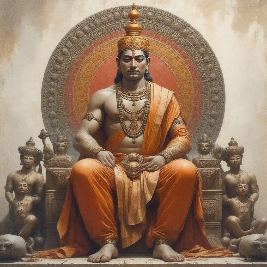 AI-created image of Emperor Ashoka