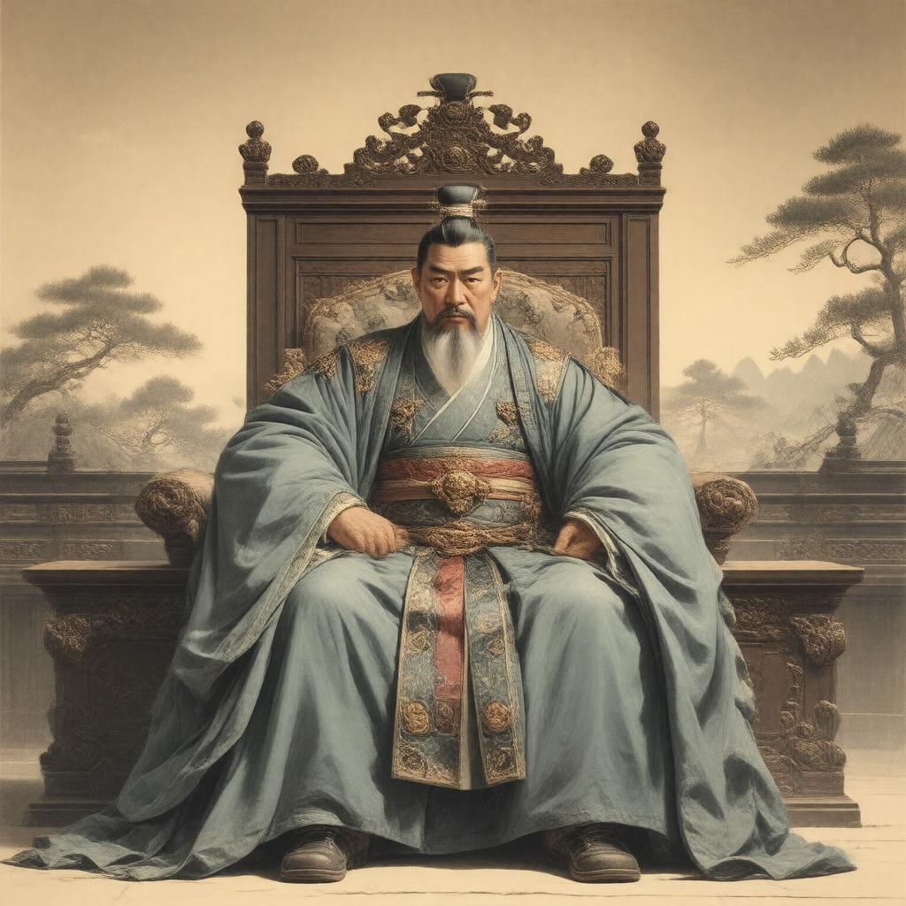 AI-created image of Emperor Go-Daigo