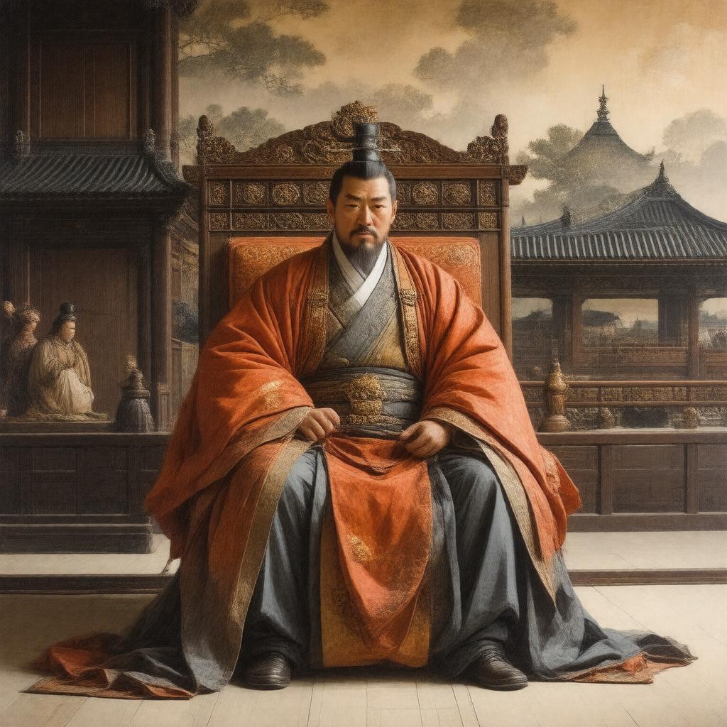 AI-created image of Emperor Go-Enyu