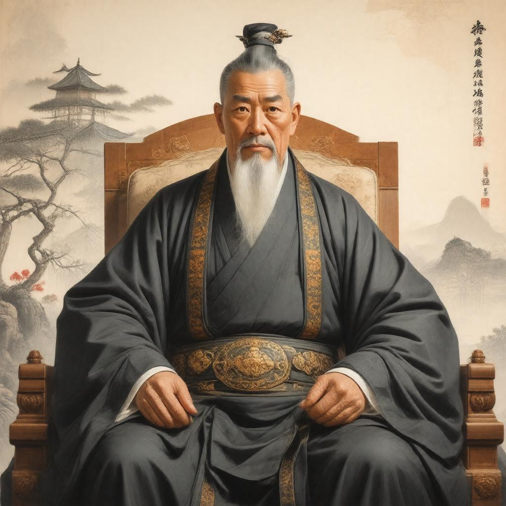 AI-created image of Emperor Go-Kameyama