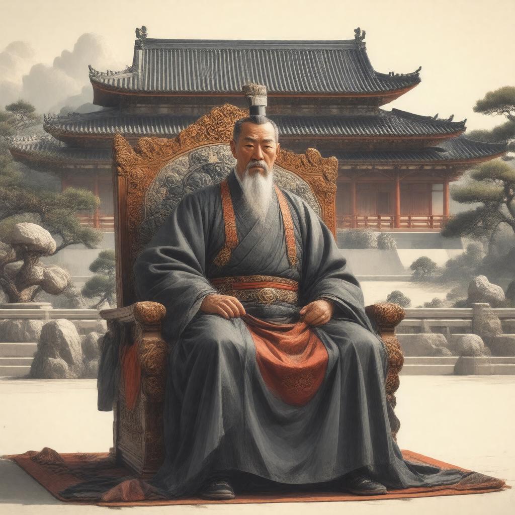AI-created image of Emperor Go-Kogon