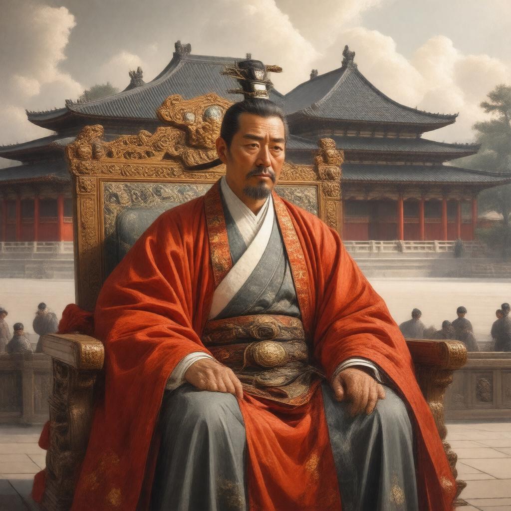 AI-created image of Emperor Go-Murakami