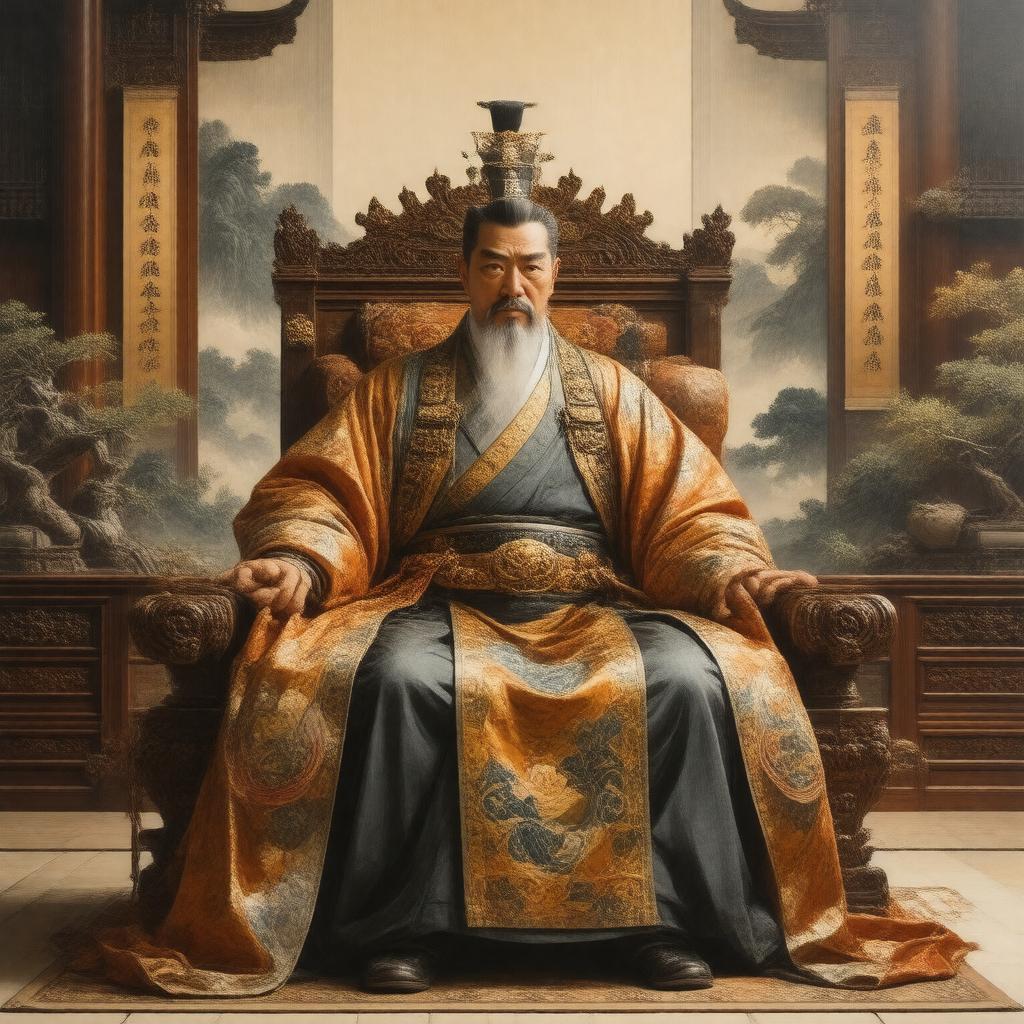 AI-created image of Emperor Go-Saga