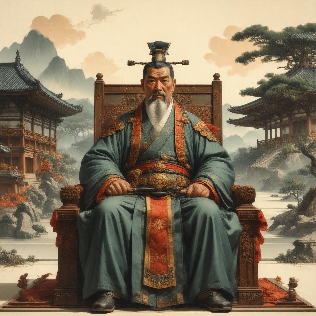 AI-created image of Emperor Go-Uda