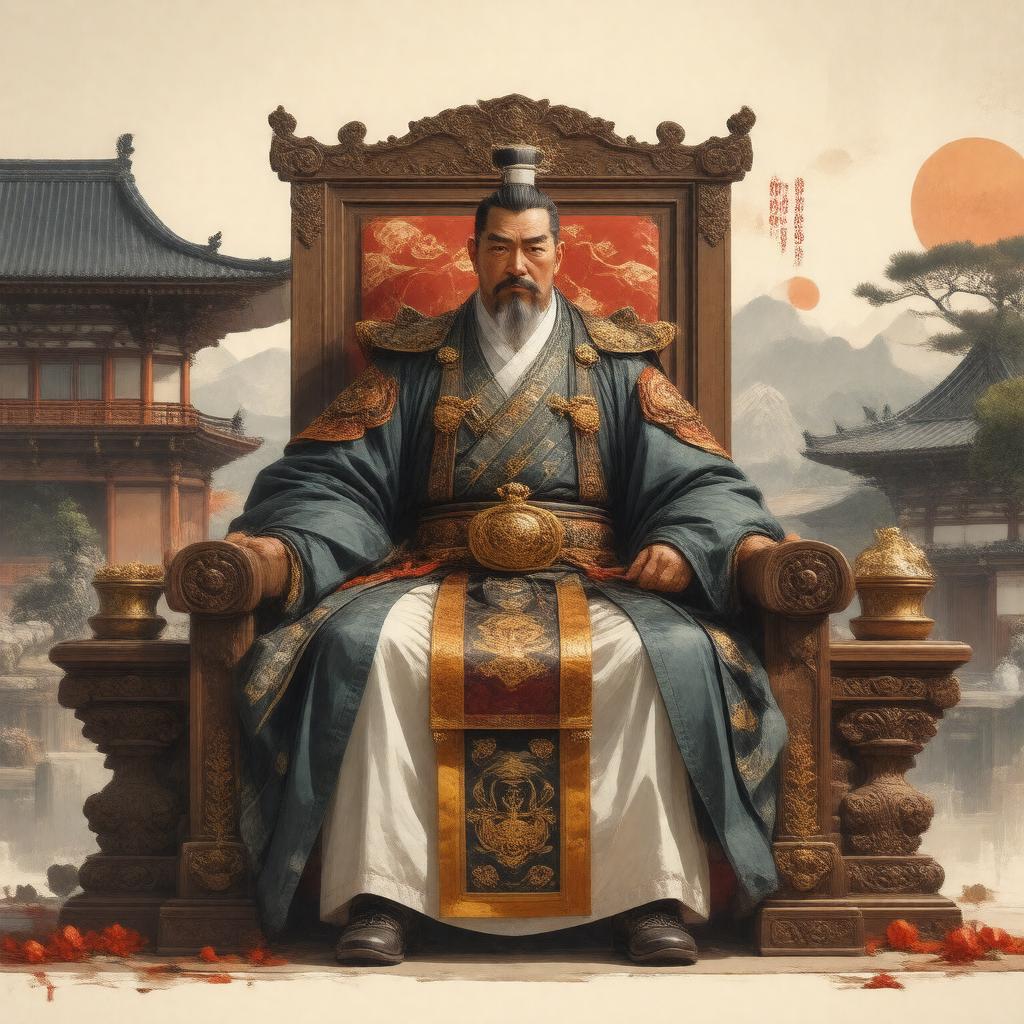 AI-created image of Emperor Go-Yozei