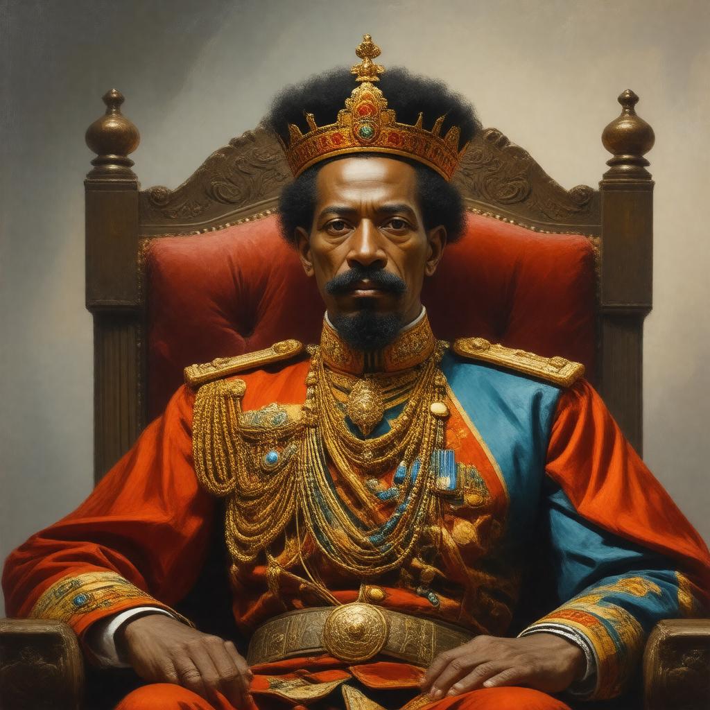 AI-created image of Emperor Haile Selassie I