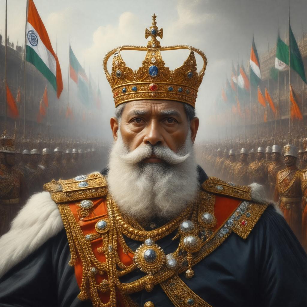 AI-created image of Emperor of India