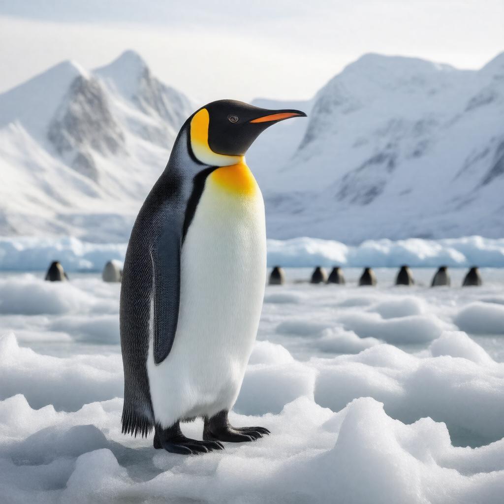 AI-created image of Emperor penguin