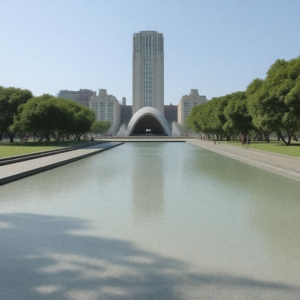 AI-created image of Empire State Plaza
