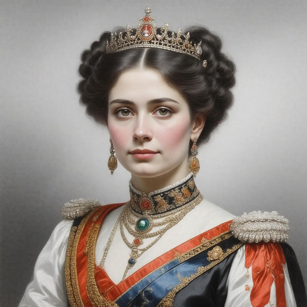 AI-created image of Empress Alexandra Feodorovna of Russia