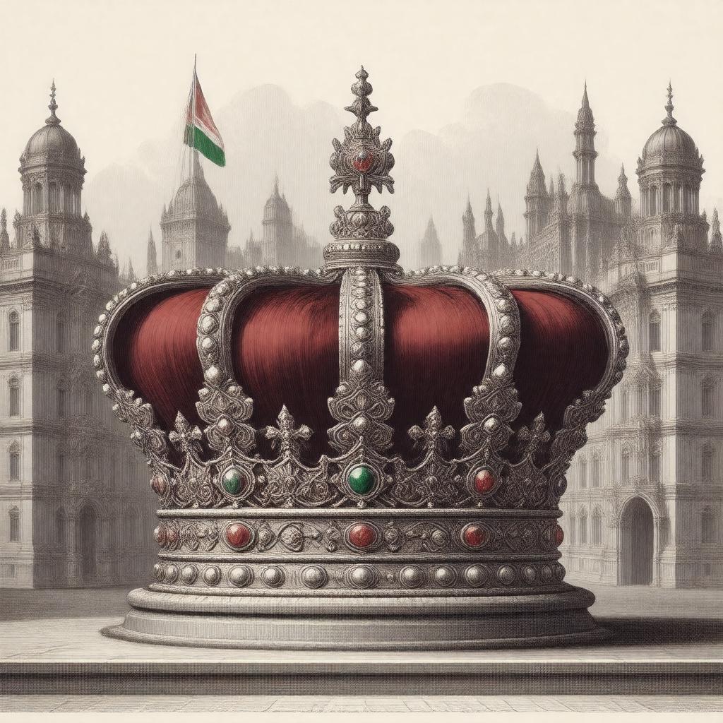 AI-created image of Empress consort of India