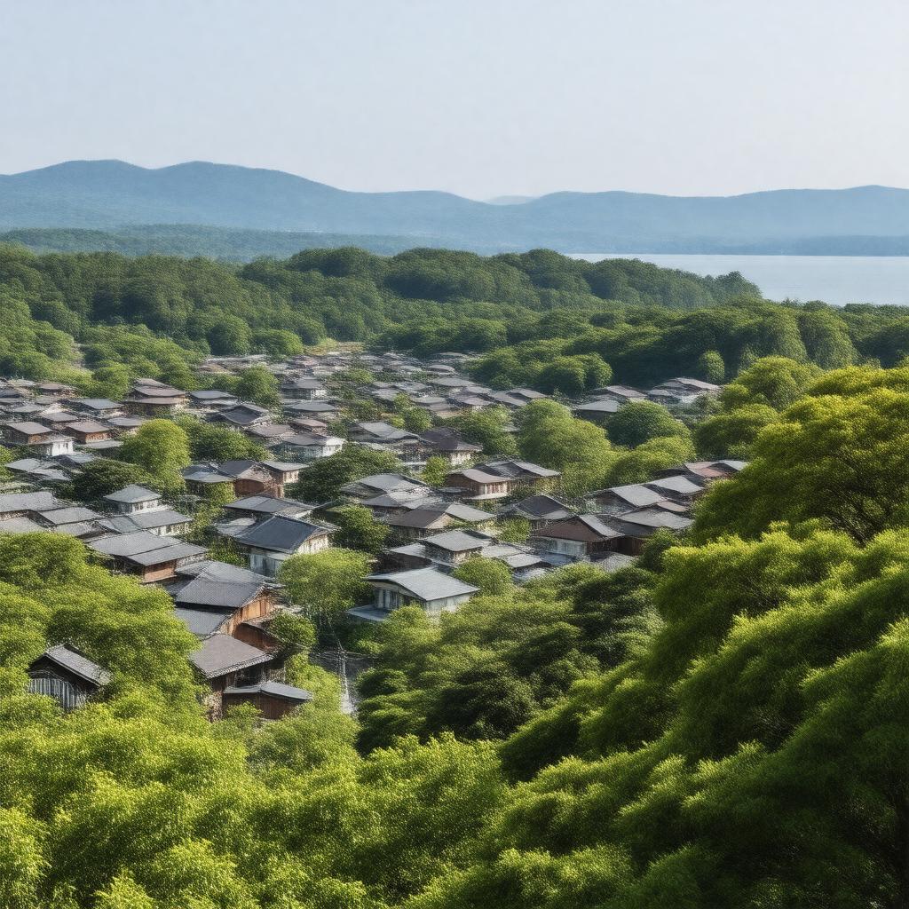 AI-created image of Emukae, Japan