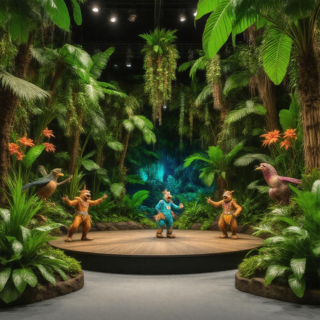 AI-created image of Enchanted Tiki Room