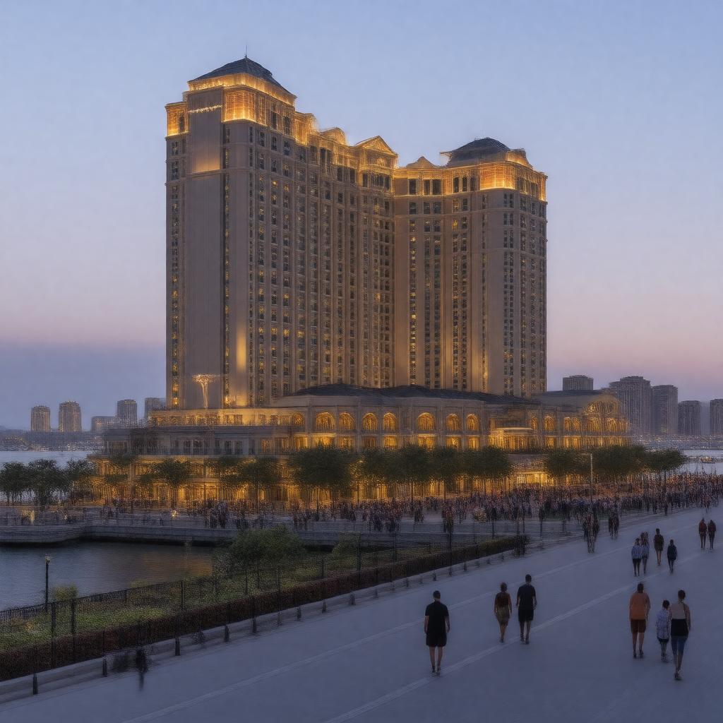 AI-created image of Encore Boston Harbor