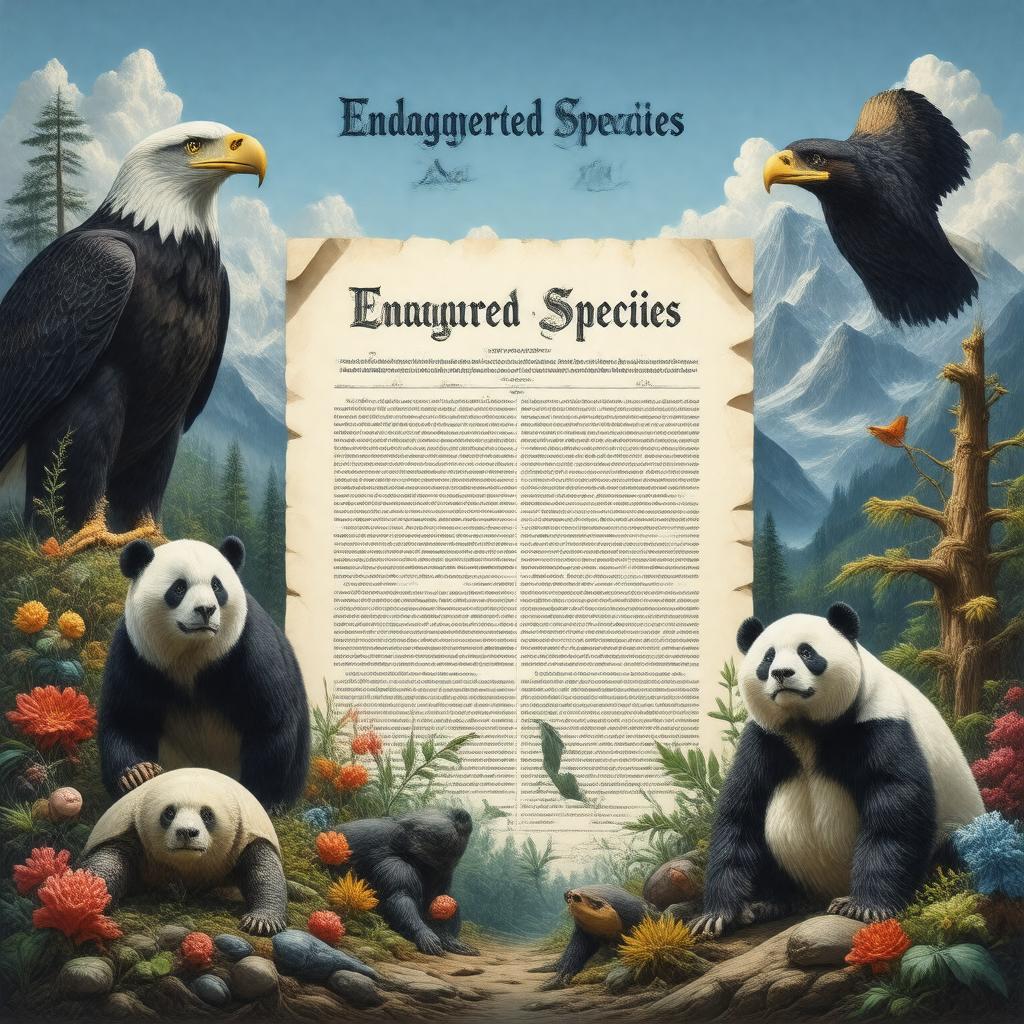 AI-created image of Endangered Species Act