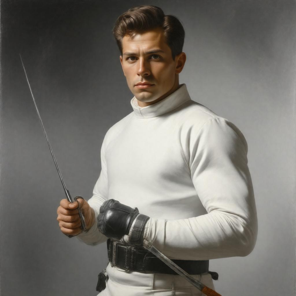 AI-created image of Endre Kabos