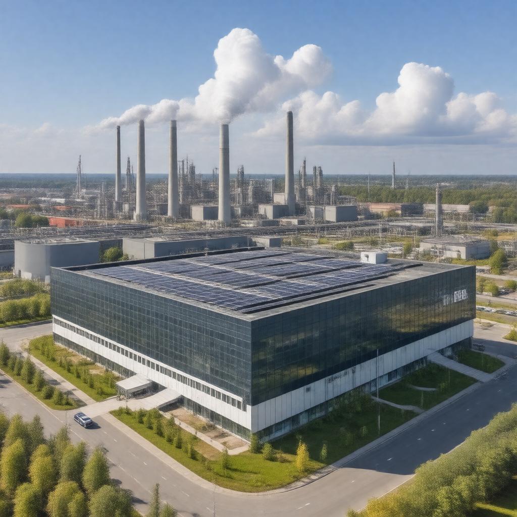 AI-created image of Energetický a průmyslový holding