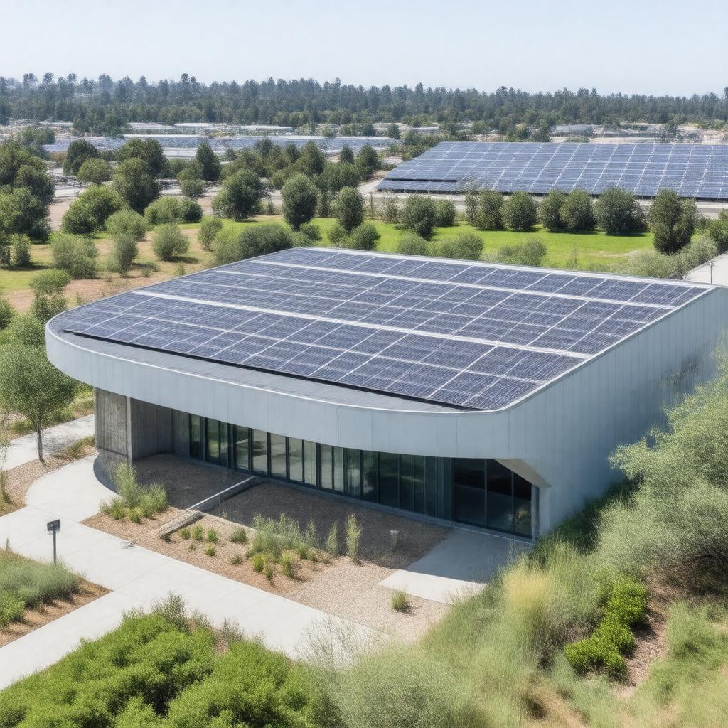 Click to view larger image AI-created image of Energy Biosciences Institute