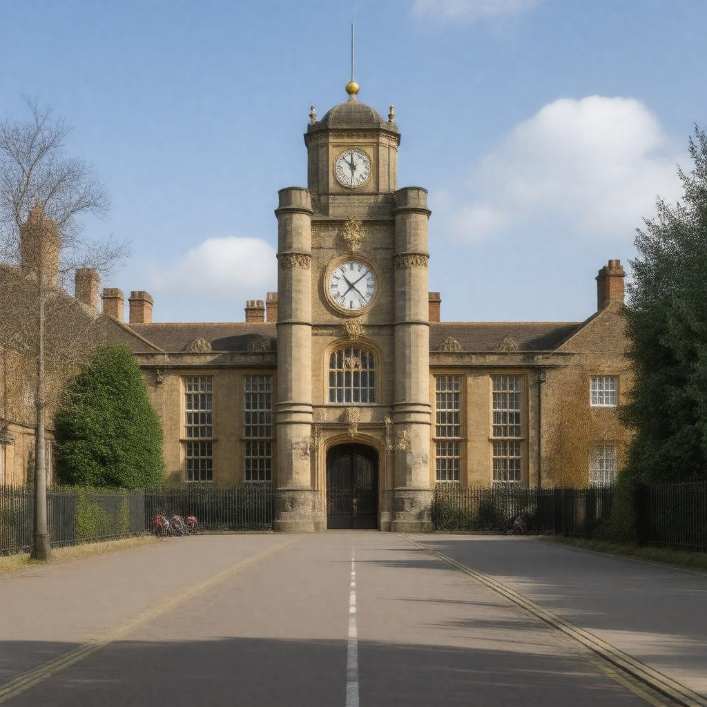 AI-created image of Enfield Grammar School