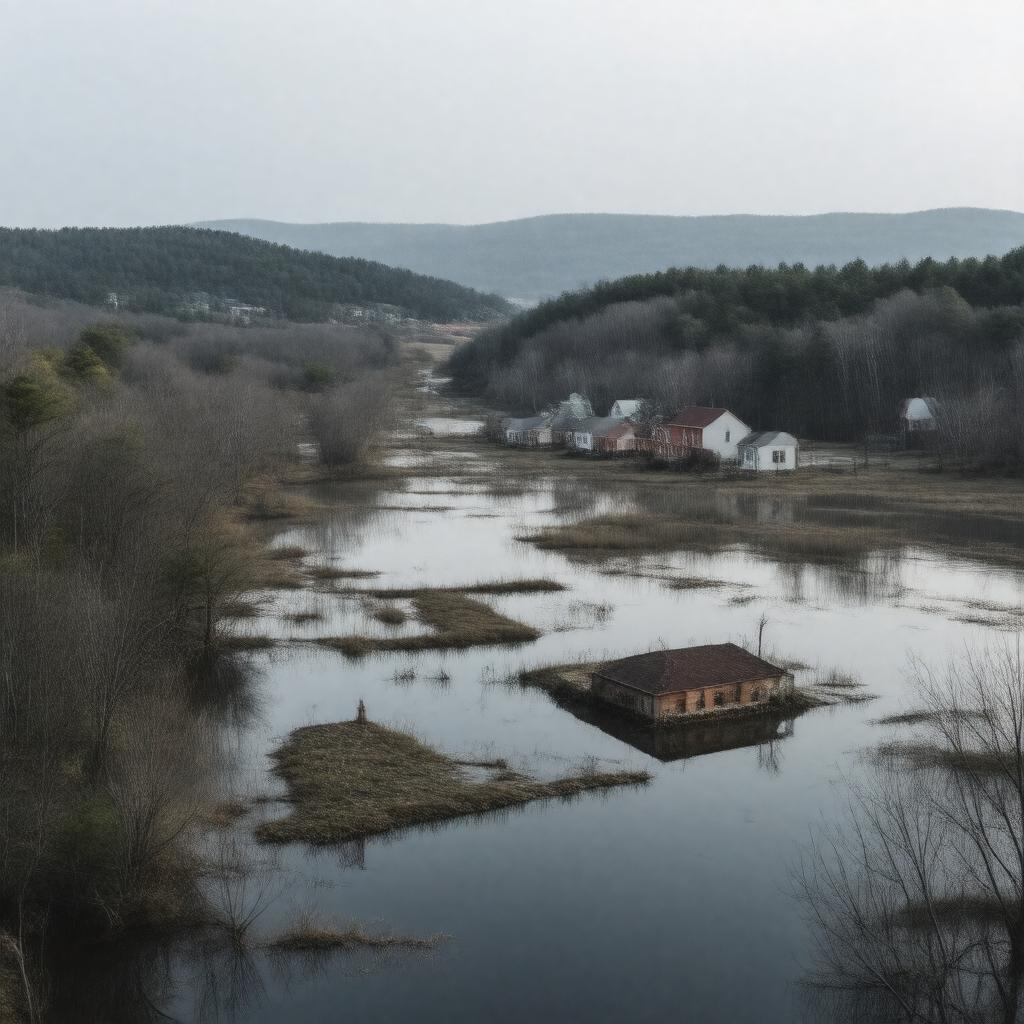 AI-created image of Enfield, Massachusetts, United States