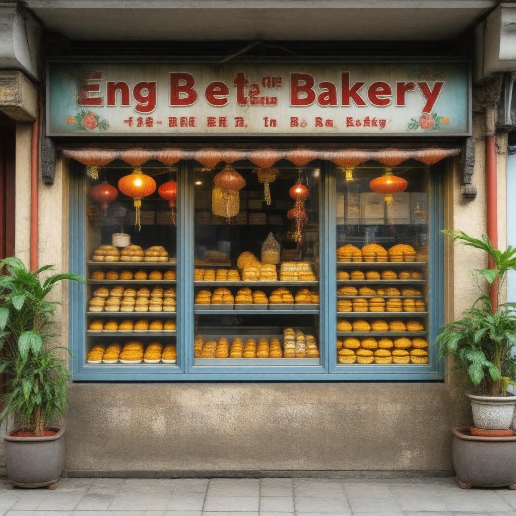 AI-created image of Eng Bee Tin Bakery