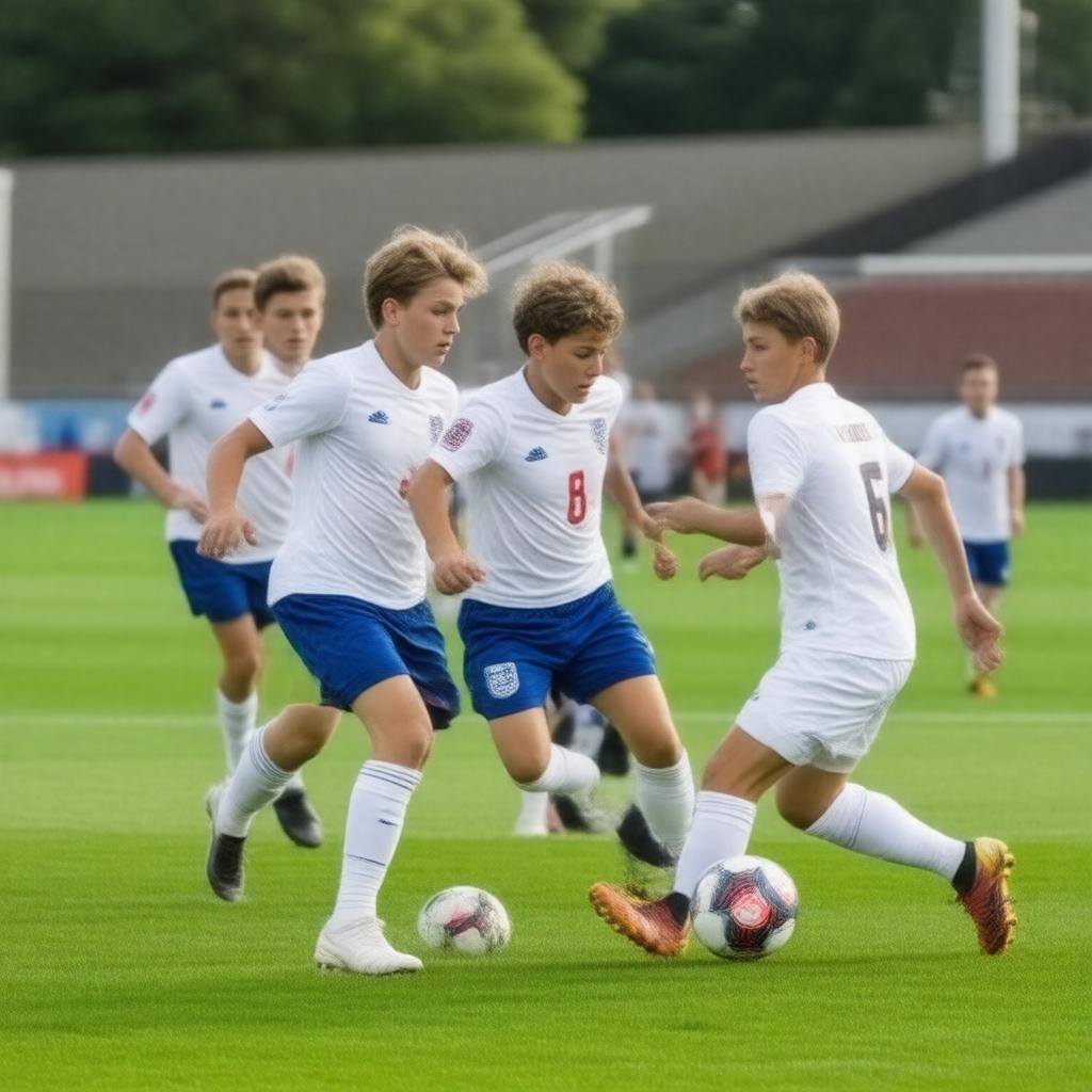Click to view larger image AI-created image of England U16