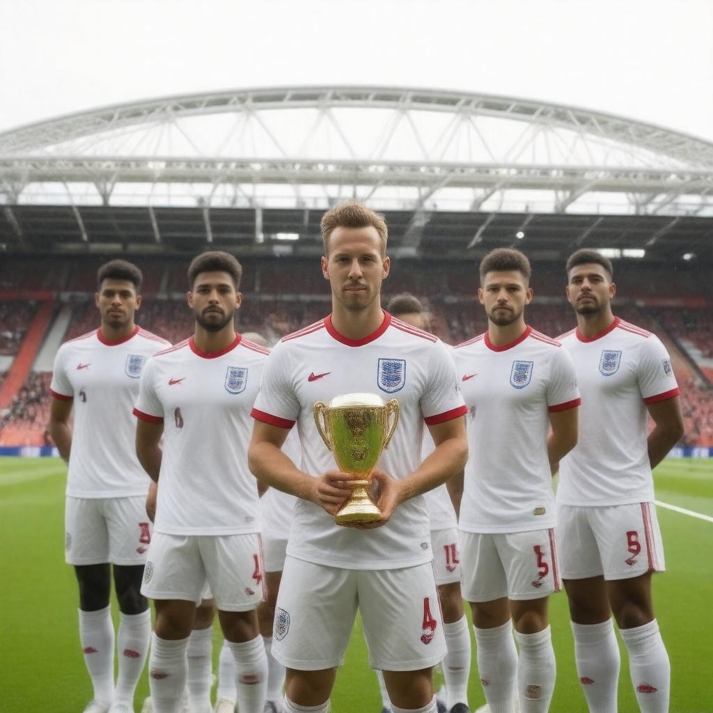AI-created image of England national team
