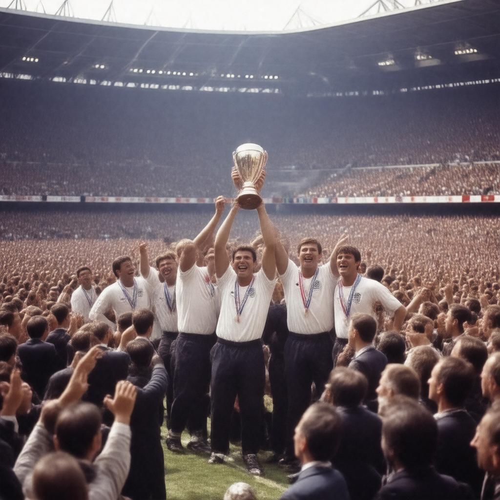 Click to view larger image AI-created image of England vs. West Germany, 1966 FIFA World Cup Final