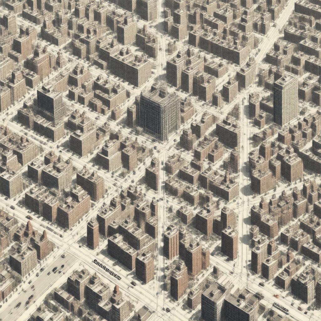 AI-created image of Englewood, New Jersey, USA