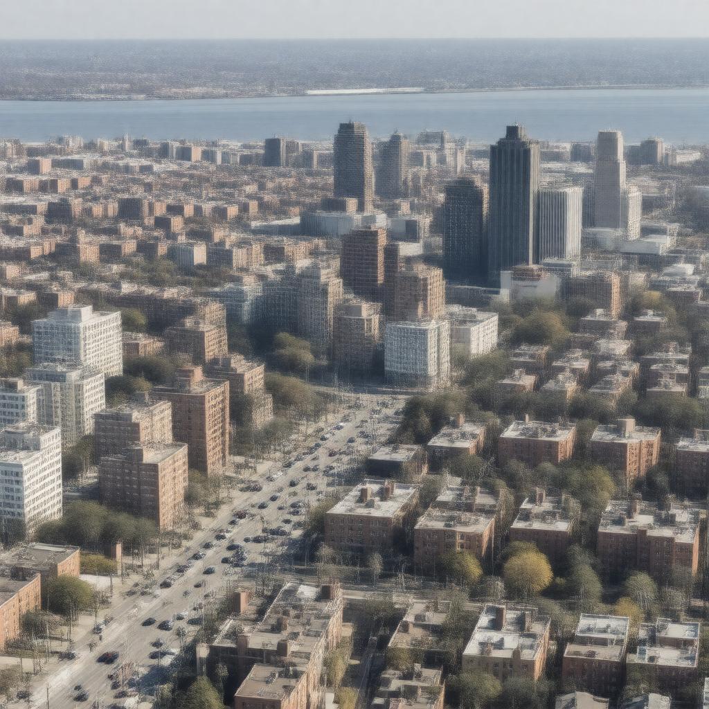 AI-created image of Englewood, New Jersey, United States