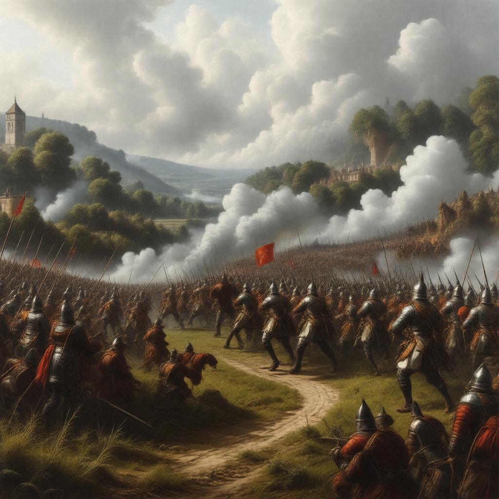 AI-created image of English Civil War