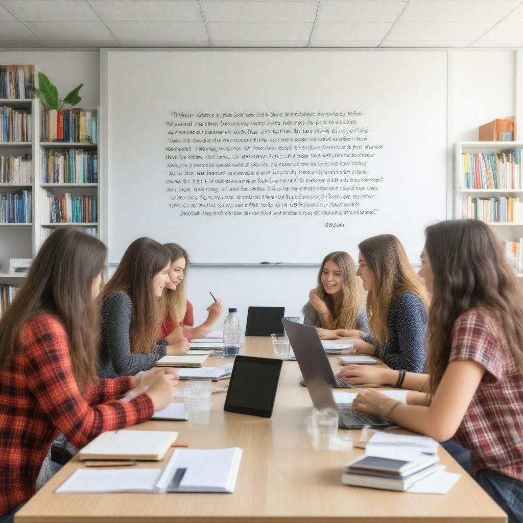 AI-created image of English Literary Society