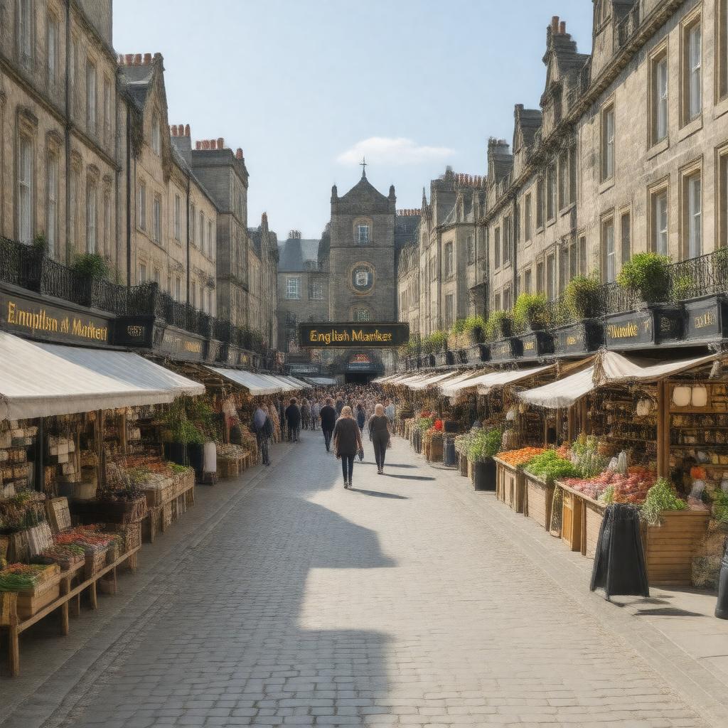 AI-created image of English Market