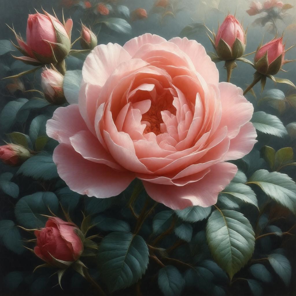 Click to view larger image AI-created image of English rose