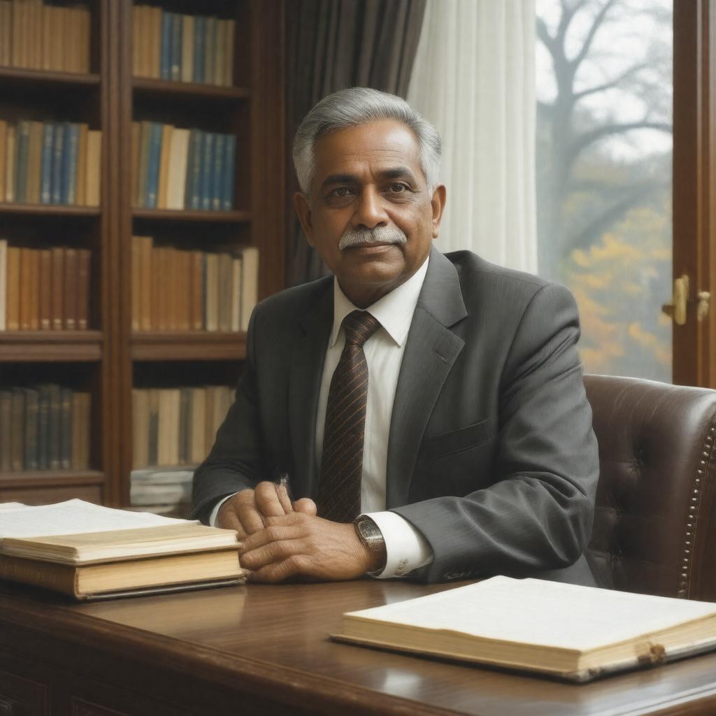 AI-created image of Ennackal Chandy George Sudarshan