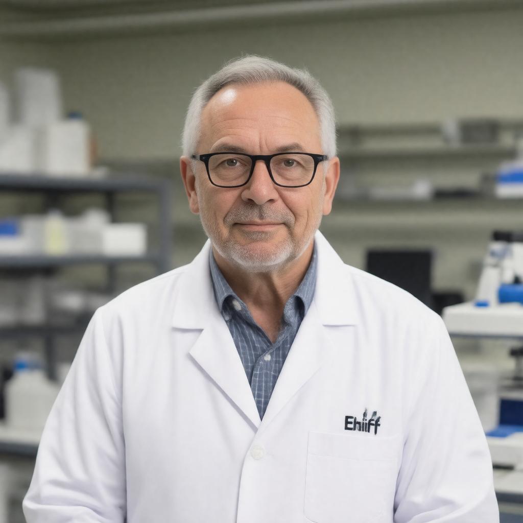 Click to view larger image AI-created image of Enrico Schleiff