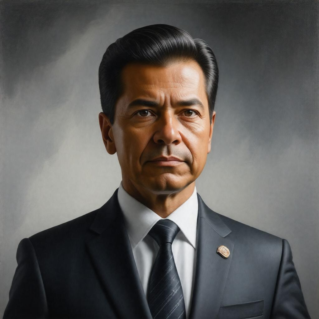 AI-created image of Enrique Peña Nieto