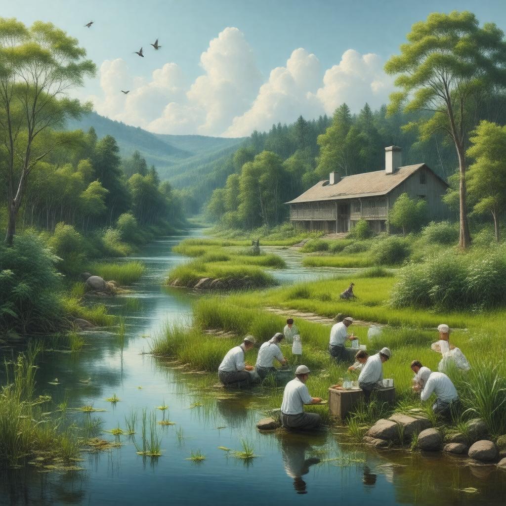 Click to view larger image AI-created image of Environmental Health Mission Area