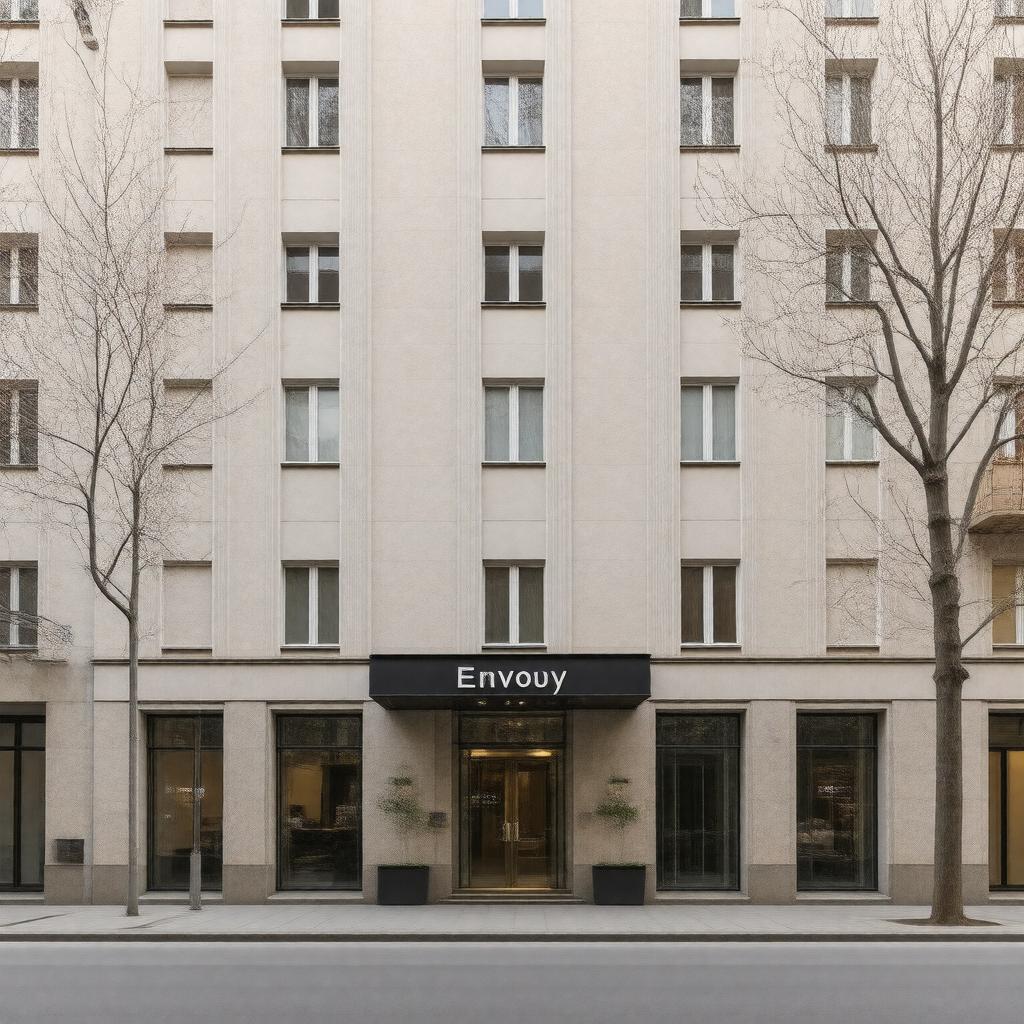 AI-created image of Envoy Hotel