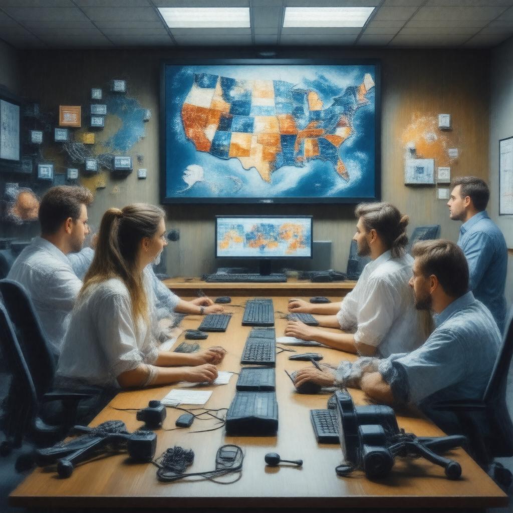 AI-created image of Epidemic Intelligence Service