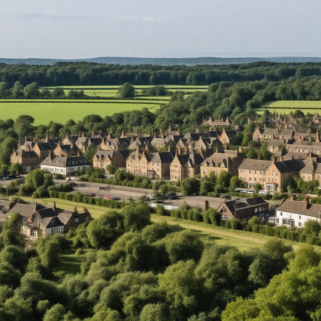 AI-created image of Epsom, England