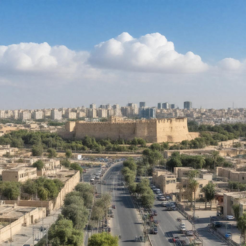 AI-created image of Erbil, Iraq