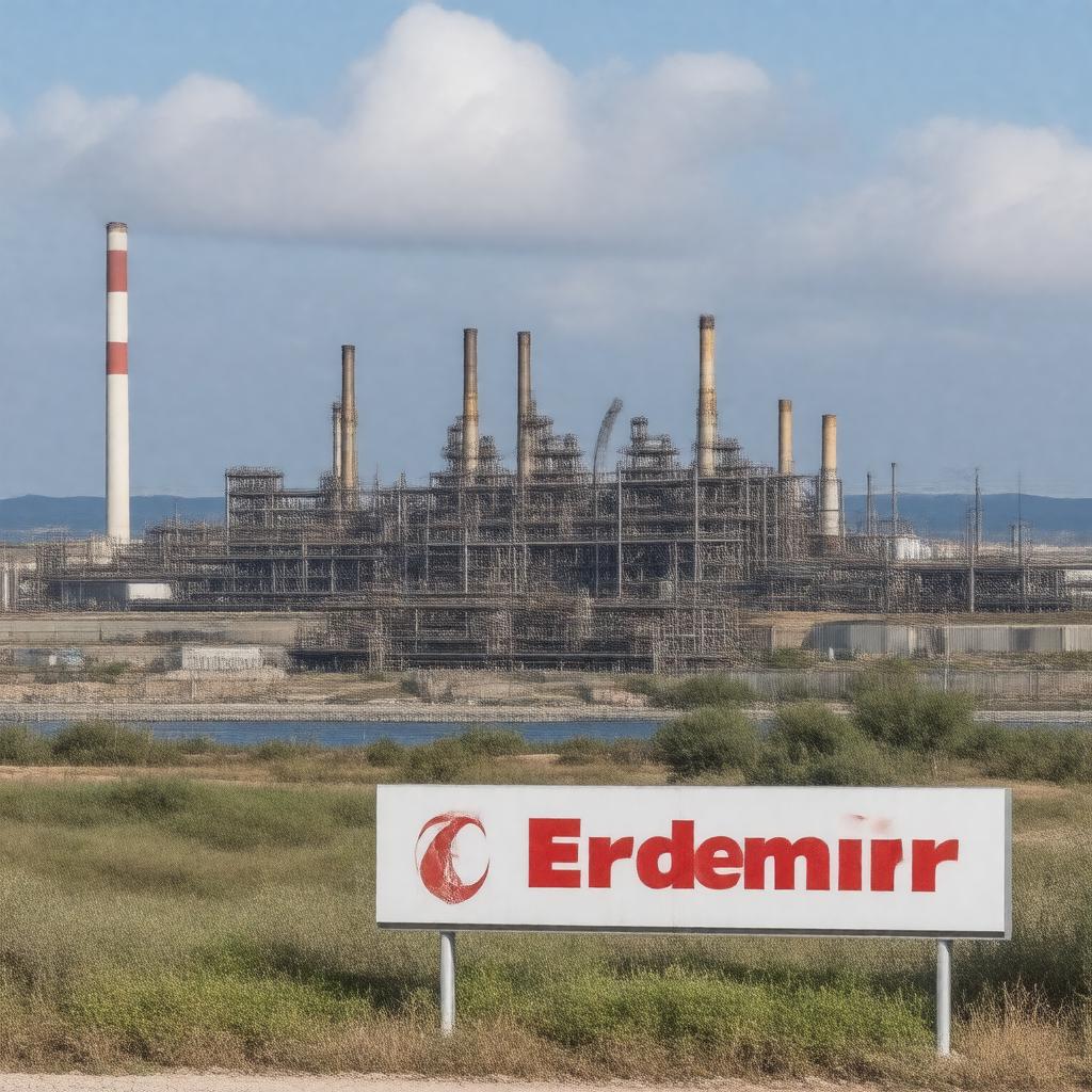AI-created image of Erdemir Steel Plant